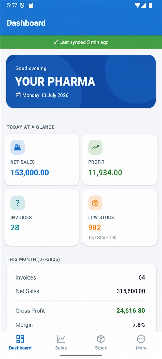 YHUB Soft owner mobile dashboard